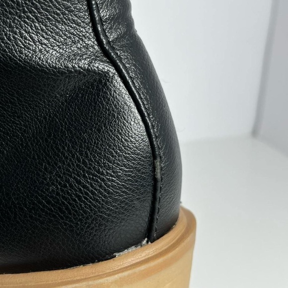 Dolce Vita “Caster H2O” Waterproof Black Leather Ankle Boots, 7.5 - Picture 7 of 9